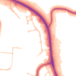 Daytime road noise heatmap for ST16 3HS