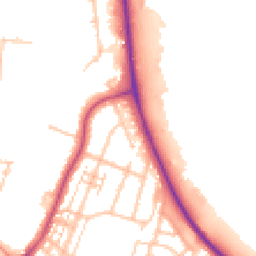 Daytime road noise heatmap for ST16 3JJ