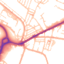 Daytime road noise heatmap for ST16 3LH