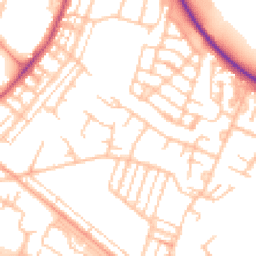Daytime road noise heatmap for ST16 3NS