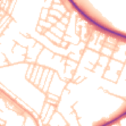 Daytime road noise heatmap for ST16 3NY
