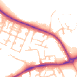 Daytime road noise heatmap for ST16 3PW