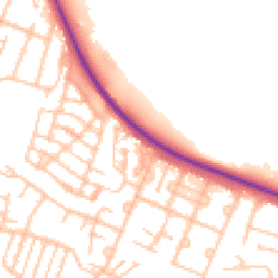 Daytime road noise heatmap for ST16 3QS