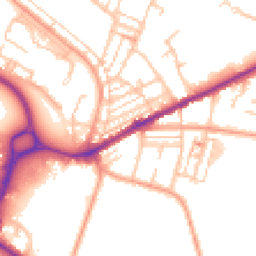 Daytime road noise heatmap for ST16 3RL
