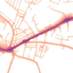 Daytime road noise heatmap for ST16 3RW