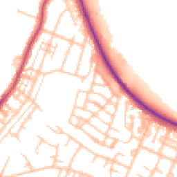 Daytime road noise heatmap for ST16 3TD