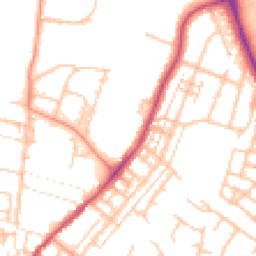 Daytime road noise heatmap for ST16 3UG
