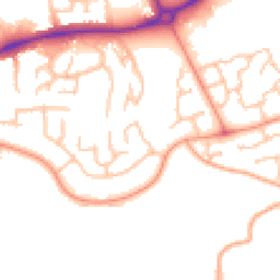 Daytime road noise heatmap for ST16 3XQ