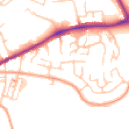 Daytime road noise heatmap for ST16 3XR