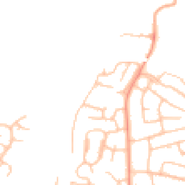 Daytime road noise heatmap for ST17 0AU