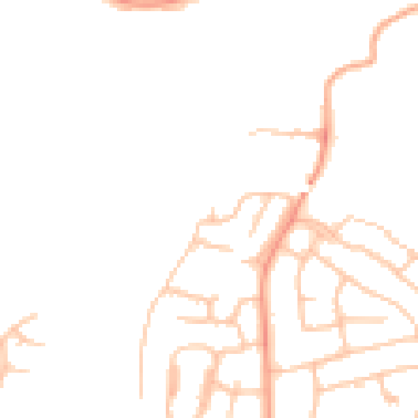 Daytime road noise heatmap for ST17 0BD