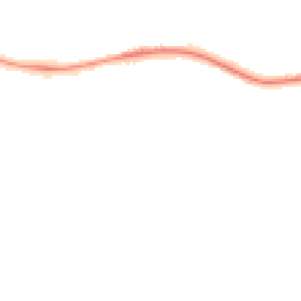 Night-time road noise heatmap for ST17 0LT