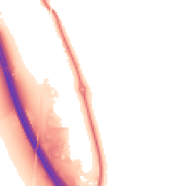 Night-time road noise heatmap for ST17 0RA