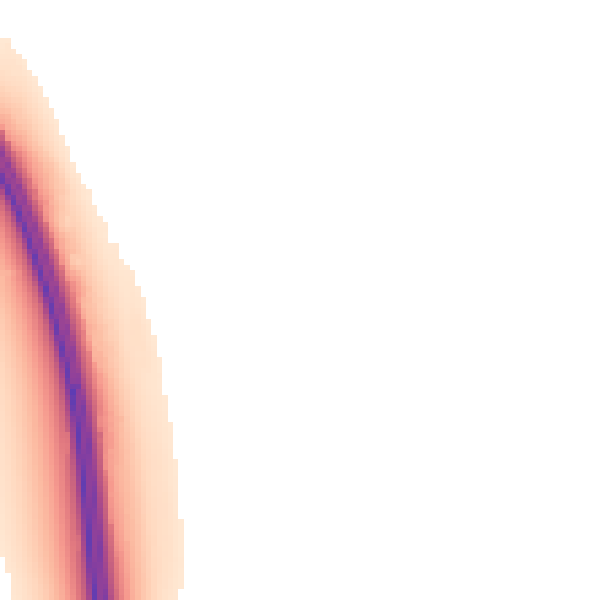 Night-time road noise heatmap for ST17 0RN