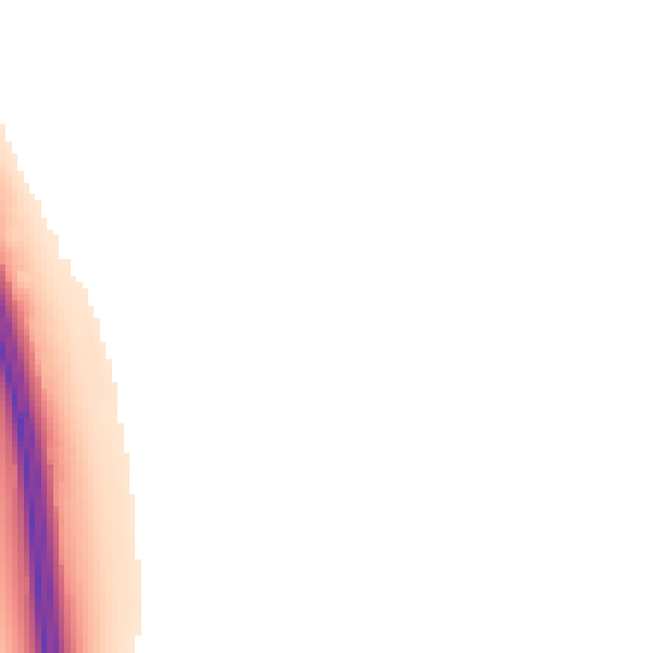 Night-time road noise heatmap for ST17 0RU