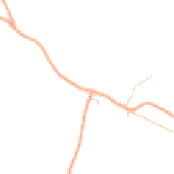 Daytime road noise heatmap for ST17 0SA