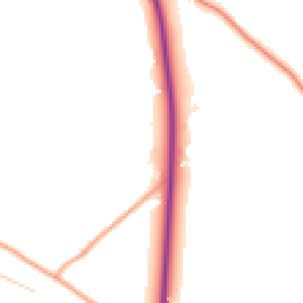 Daytime road noise heatmap for ST17 0SH