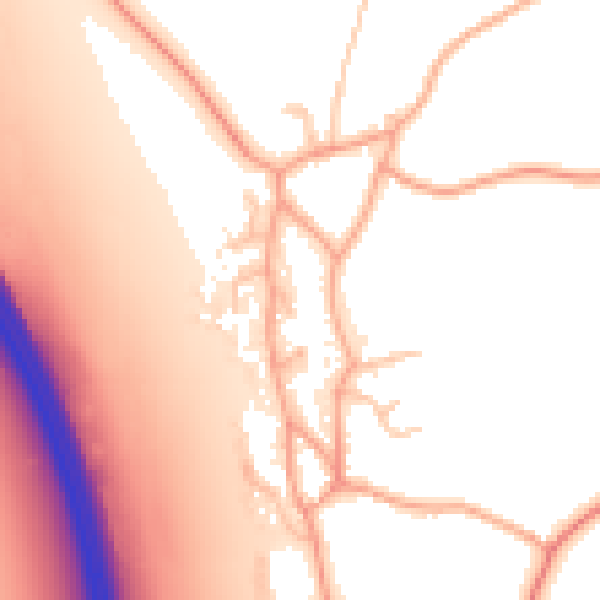 Daytime road noise heatmap for ST17 0SJ