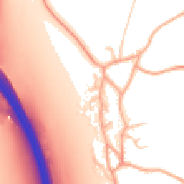 Daytime road noise heatmap for ST17 0SN