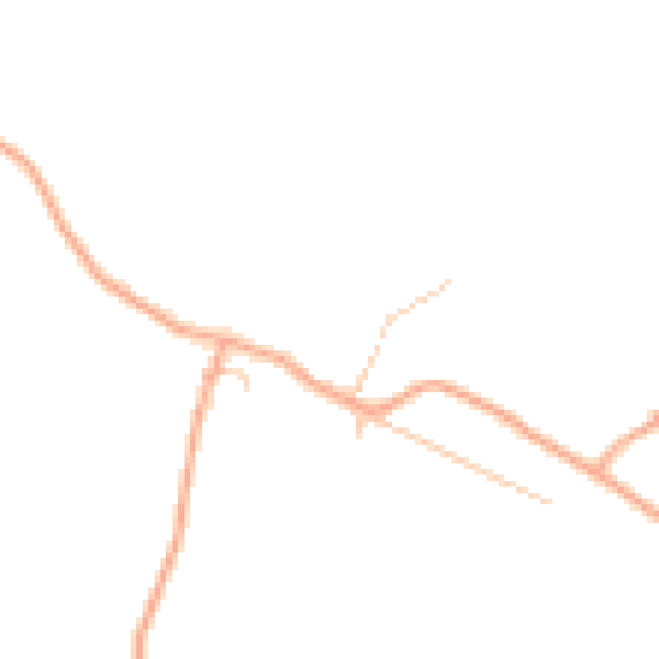 Daytime road noise heatmap for ST17 0SP
