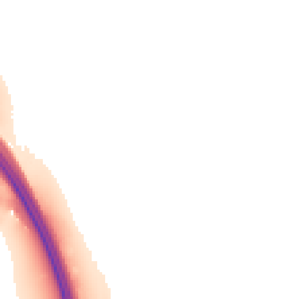 Night-time road noise heatmap for ST17 0SW