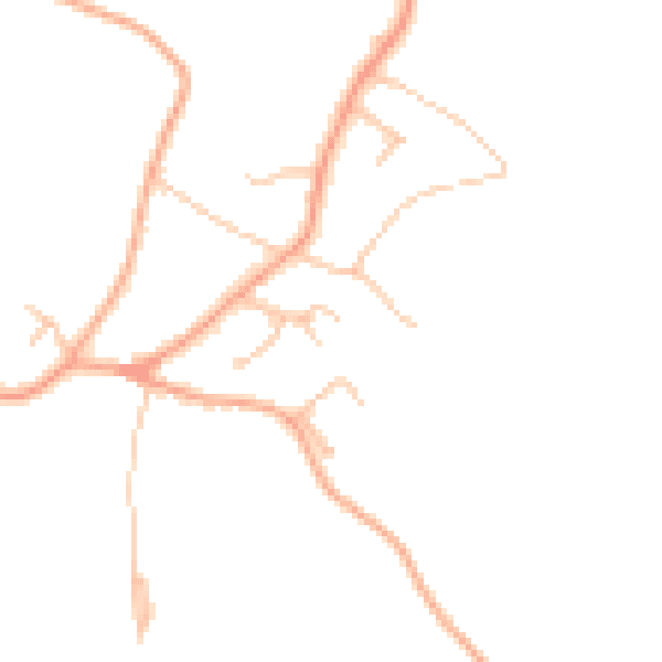 Daytime road noise heatmap for ST17 0TG