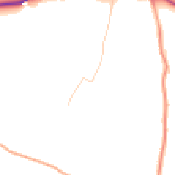 Daytime road noise heatmap for ST17 0UJ