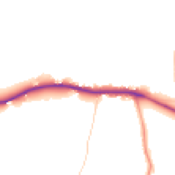 Daytime road noise heatmap for ST17 0UW