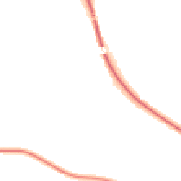 Night-time road noise heatmap for ST17 0XU