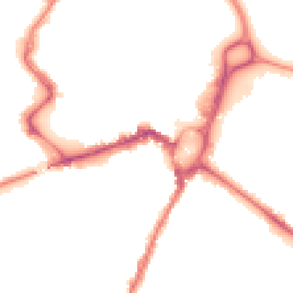 Night-time road noise heatmap for ST17 4BE