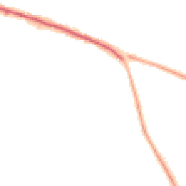 Night-time road noise heatmap for ST17 4QW