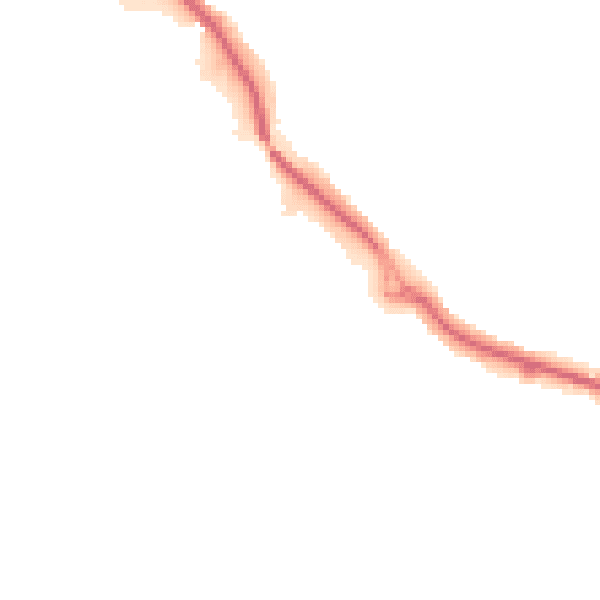 Night-time road noise heatmap for ST17 4XP