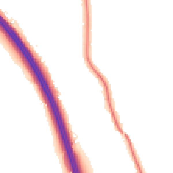Night-time road noise heatmap for ST17 9DW