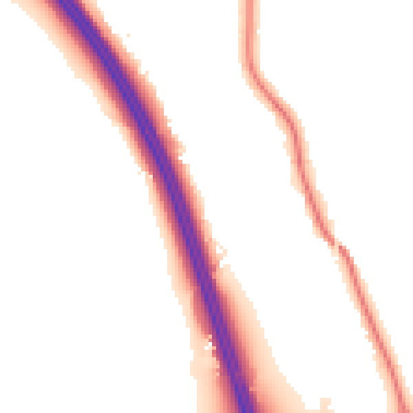 Night-time road noise heatmap for ST17 9HE