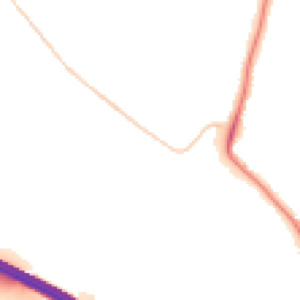 Night-time road noise heatmap for ST17 9RG