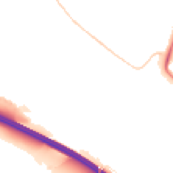 Night-time road noise heatmap for ST17 9RS