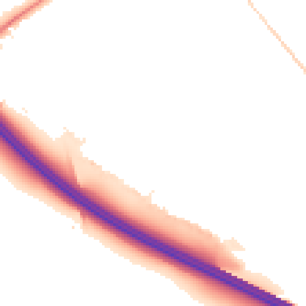 Night-time road noise heatmap for ST17 9SW