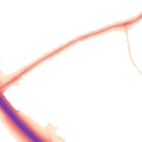 Night-time road noise heatmap for ST17 9UN