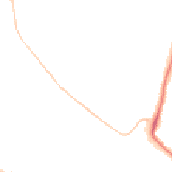 Night-time road noise heatmap for ST17 9XX