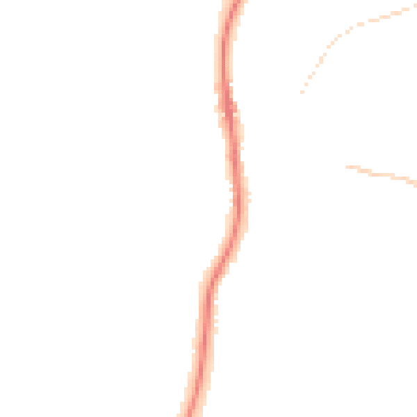 Night-time road noise heatmap for ST19 5AZ