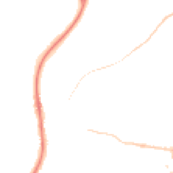 Night-time road noise heatmap for ST19 5BB