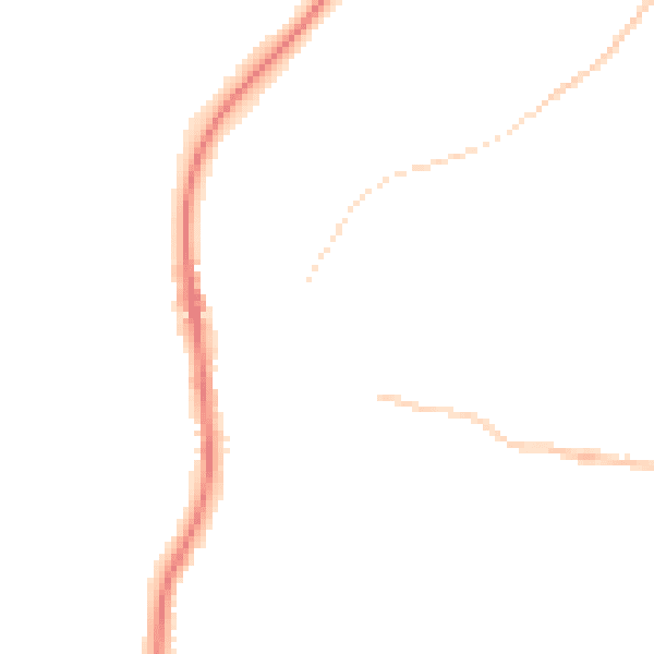 Night-time road noise heatmap for ST19 5DL