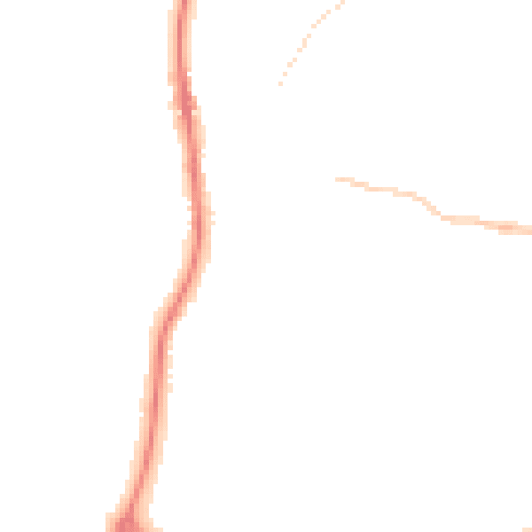 Night-time road noise heatmap for ST19 5LX