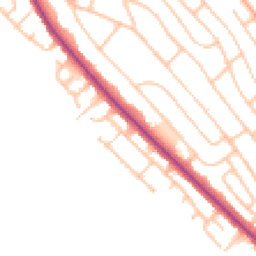 Daytime road noise heatmap for ST2 0AB