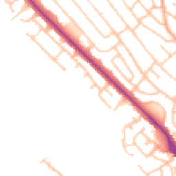 Daytime road noise heatmap for ST2 0AT