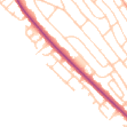 Daytime road noise heatmap for ST2 0AZ