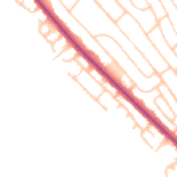 Daytime road noise heatmap for ST2 0BA