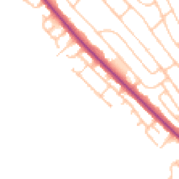 Daytime road noise heatmap for ST2 0BB