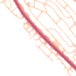 Daytime road noise heatmap for ST2 0BD