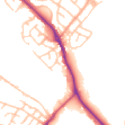 Daytime road noise heatmap for ST2 0BF